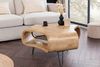 riess-ambiente Couchtisch ORGANIC LIVING 90cm beige - Mango, cream finish, Hairpin Legs, massiv (Einzelartikel, 1-St), Organischer Sofatisch mit Stauraum - ideal für Wohn- und Schlafzimmer Bild 4