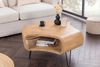 riess-ambiente Couchtisch ORGANIC LIVING 90cm beige - Mango, cream finish, Hairpin Legs, massiv (Einzelartikel, 1-St), Organischer Sofatisch mit Stauraum - ideal für Wohn- und Schlafzimmer Bild 3