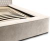 Polsterbett Doppelbett NORFOLK Komplettset 140x200cm in Stoff Ditra Beige Bild 5
