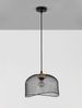 Nova Luce 9555803 LYRON Pendelleuchte Naturholz Schwarz E27 Bild 4