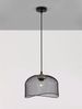 Nova Luce 9555803 LYRON Pendelleuchte Naturholz Schwarz E27 Bild 3