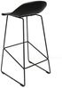 Barhocker Ellen skandinavisches Design schwarz 76 cm - 2er Set Bild 4