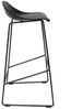 Barhocker Ellen skandinavisches Design schwarz 76 cm - 2er Set Bild 5