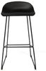 Barhocker Ellen skandinavisches Design schwarz 76 cm - 2er Set Bild 3