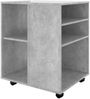 vidaXL Rollschrank Betongrau 60x53x72 cm Holzwerkstoff 808462 Bild 5