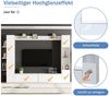 Merax Wohnwand 4-teilig Wohnmöbel Set, (4-St), Wohnmöbel mit TV-Schrank, Vitrine & Regalen Bild 4