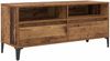 vidaXL TV-Schränk Altholz 100 x 34,5 x 44,5 cm Verbundholz und Eisen 881468 Bild 2