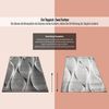 SIMPEX24 Kurzflor-Bettumrandung Abstrakt Wellen Design, Höhe 12 mm, (Bett-Set, 3-tlg, Bettvorlage), Schlafzimmer Teppich Bettumrandung Läufer Set 3 teilig Bild 3