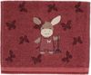 Sterntaler® Handtücher 2er Kinderhandtücher Emmily, Baumwolle (2-St), Handtuch Kinder - Doppelpack Kinderhandtücher 50x30 cm Esel Emmily in Dunkelrot - Handtuch Kindermotiv, 2er Set aus saugfähigem Frottee mit Stickerei, Schmetterlingen Bild 5