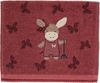 Sterntaler® Handtücher 2er Kinderhandtücher Emmily, Baumwolle (2-St), Handtuch Kinder - Doppelpack Kinderhandtücher 50x30 cm Esel Emmily in Dunkelrot - Handtuch Kindermotiv, 2er Set aus saugfähigem Frottee mit Stickerei, Schmetterlingen Bild 4