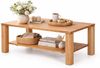 bv-vertrieb Couchtisch Sofatisch Kernbuche Couchtisch mit Rollen, mit Rollen Bild 2