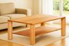 bv-vertrieb Couchtisch Sofatisch Kernbuche Couchtisch mit Rollen, mit Rollen Bild 4