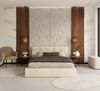 FDM Polsterbett Bettrahmen Bettgestell 90x200, 120x200, 140x200, 160x200, 180x200cm (mit hochwertigem Velour Bezug Trinity, Optional mit Matratze, mit großen gepolsterten Kopfteil), Mettelrahmen mit hydraulischer Klappfunktion für mehr Stauraum Bild 5