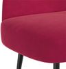 vidaXL Gepolsterte Bank mit Rückenlehne Weinrot 110 x 60 x 76 cm Samt 42040790 Bild 5