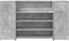 vidaXL Empfangstheke Betongrau 180x50x103,5 cm Holzwerkstoff 3324172 Bild 5