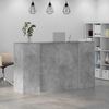 vidaXL Empfangstheke Betongrau 180x50x103,5 cm Holzwerkstoff 3324172 Bild 4