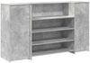 vidaXL Empfangstheke Betongrau 180x50x103,5 cm Holzwerkstoff 3324172 Bild 2