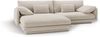 Micadoni Ecksofa Torino 4-Sitzer Links Samt Ecru Bild 4