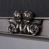 barock Wandspiegel ENGEL antik Spiegel Holzrahmen ANGELO 48x40cm silber antik Bild 3