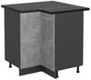 Eckunterschrank R-Line Beton 75.6 cm , AP Anthrazit Vicco Bild 5