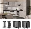 Eckunterschrank R-Line Beton 75.6 cm , AP Anthrazit Vicco Bild 3