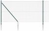 vidaXL Schweißdrahtzaun mit Spikes 10 x 1,4 m PVC-beschichteter Stahl 3352054 Bild 2