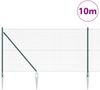 vidaXL Schweißdrahtzaun mit Spikes 10 x 1,4 m PVC-beschichteter Stahl 3352054 Bild 3