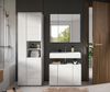 Badezimmer-Set >Vira< (3-teilig) in weiß / weiß hochglanz - 157x190x34cm (BxHxT) Bild 2