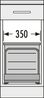 HAILO 3616411 Abfallsorter 48 (2x24) Liter BOTTOM MOUNT 400 für 40 cm Schrankbreite Bild 3