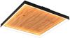 LED Deckenleuchte KALEA aus Naturholz flach & dimmbar, Quadrat 45cm Bild 2
