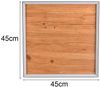LED Deckenleuchte KALEA aus Naturholz flach & dimmbar, Quadrat 45cm Bild 3