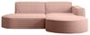 Kaiser Möbel Ecksofa Designer MODENA STUDIO L stoff Cord, Ecksofa, Cord Sofa, L-Form, Links/Rechts wählbar Bild 4