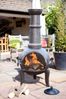Buschbeck Mexiko-Ofen Leaf XL Feuersteller Feuerschale Lagerfeuer Bild 2