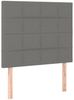 vidaXL Boxspringbett mit Matratze Stoff Dunkelgrau 90x190 cm Bild 5