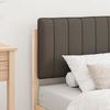vidaXL Bettgestell mit gepolstertem Kopfteil Taupe 80 x 200 cm 878082 Bild 3