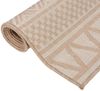 vidaXL Outdoor-Teppich Flachgewebe 80x250 cm Braun Gestreift 340863 Bild 2