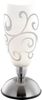 Tischlampe, Metall, nickel-matt, Chrom, Opal Bild 5