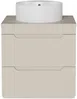 Vente-unique - ARUBA Waschbeckenmöbel Holz, Platte Beige - B 46 cm x H 59 cm x L 60 cm Bild 2