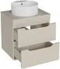 Vente-unique - ARUBA Waschbeckenmöbel Holz, Platte Beige - B 46 cm x H 59 cm x L 60 cm Bild 4