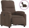 vidaXL Relaxsessel Elektrisch Braun Mikrofasergewebe 3204914 Bild 2