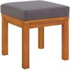 vidaXL Gartenhocker mit Kissen 2 Stk. 40x40x42 cm Massivholz Akazie 319720 Bild 3