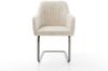 Freischwinger Greg-Flex Cord Beige Freischwinger flach Graphit Taschenfederkern Bild 2
