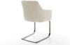 Freischwinger Greg-Flex Cord Beige Freischwinger flach Graphit Taschenfederkern Bild 5