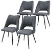 ML-DESIGN Stuhl Esszimmerstühle mit Rückenlehne moderne Design Lounge Küchenstühle (4 St), Polsterstuhl Esstischstühle 4er Set Clubsessel Polyester bis 120kg Bild 4