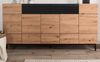 Sideboard Liam in Eiche Artisan und schwarz 180 x 90 cm Bild 2