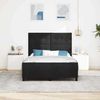 vidaXL Boxspringbett mit Kopfteil Schwarz 160 x 200 cm Samt 3344953 Bild 3