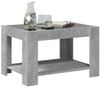 LED-Couchtisch, Sofatisch Betongrau 73x53x45 cm Holzwerkstoff Bild 5