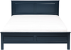 Holzbett dunkelblau Lattenrost 180x200 cm OLIVET Bild 4