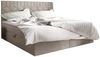 MEBLINI Boxspringbett BRUGES 200x200 cm mit Bettkasten – H3/Dunkelbeige Samt Polsterbett - Gepolstert Doppelbett mit Matratze und Topper - Polsterbett mit Stauraum - Bett mit Kopfteil – Stauraumbett Bild 2