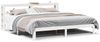 vidaXL Bettgestell mit Kopfteil ohne Matratze Weiß 200x200 cm 3306056 Bild 2